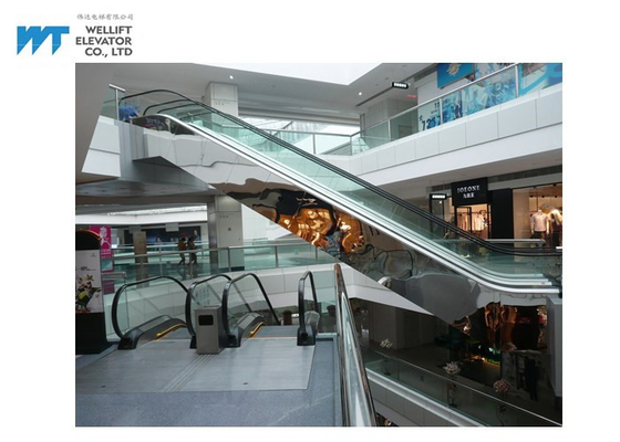 Otomatik Yağlayıcı Bakımı ile 2 Yatay Adımlar Alışveriş Merkezi Yürüyen Merdiven