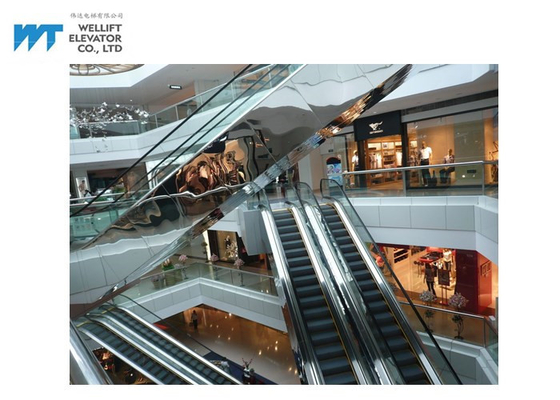 Cam Alışveriş Merkezi Yürüyen Merdiven Özelleştirilmiş Küpeşte Renk Satın Al Dakikada 6000 Yolcu