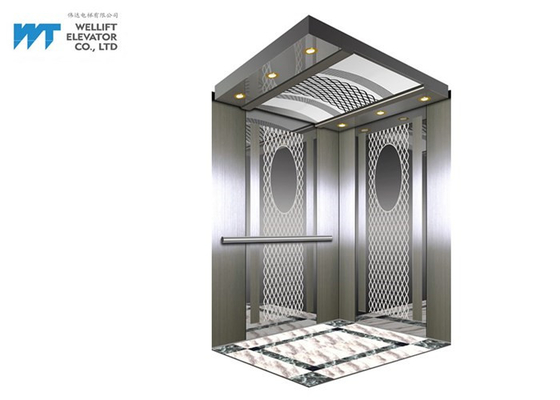 Rahat Sessiz Asansör Kabin Dekorasyonu İniş Kapısı Yüksekliği 2100/2200 MM