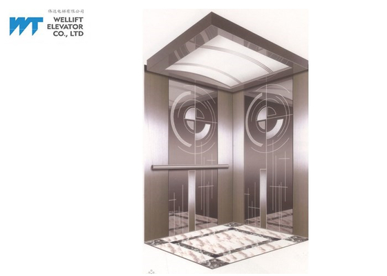 Kişiselleştirilmiş Panel ile Şık Asansör Kabin Dekorasyon Yüksekliği 2300 / 2600MM
