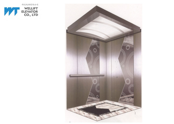 Alışveriş Merkezi Yolcu Asansör için Modern moda Asansör Kabin Dekorasyonu
