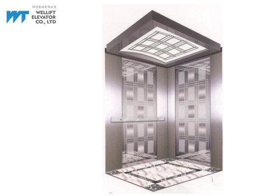 Yüksek End Ticari Binalar için Stereoskopik Vizyon Asansör Kabin Dekorasyonu