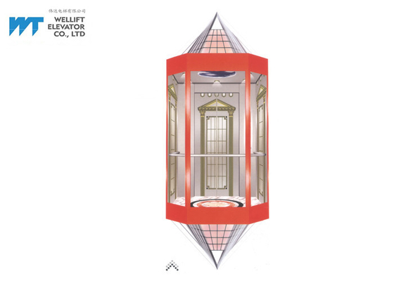Çeşitli Şekil Asansör İç Tasarım, Lüks Noble Asansör Kabin Tasarımı