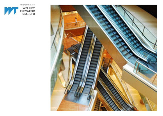 Alüminyum Alaşımlı Die Cast Malzeme ile 800mm Adım Genişliği Alışveriş Merkezi Yürüyen Merdiven